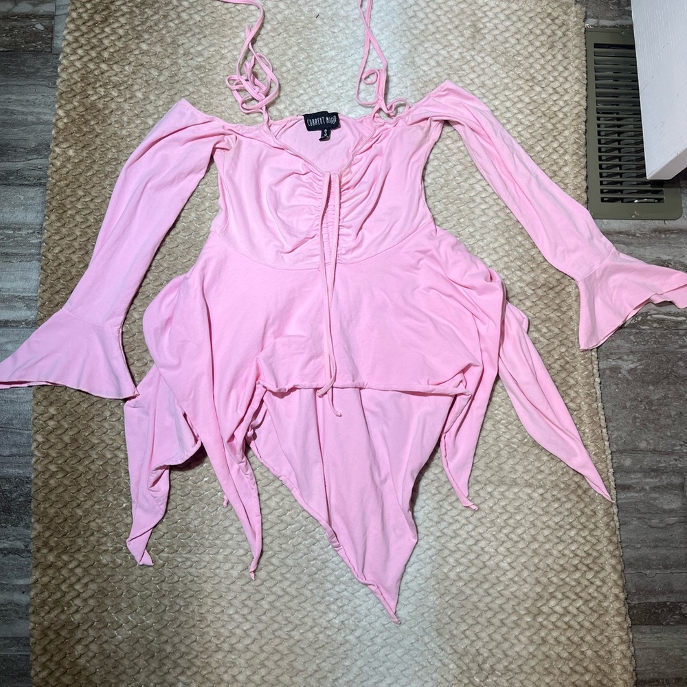Current Mood Pink Punk Fairy Top